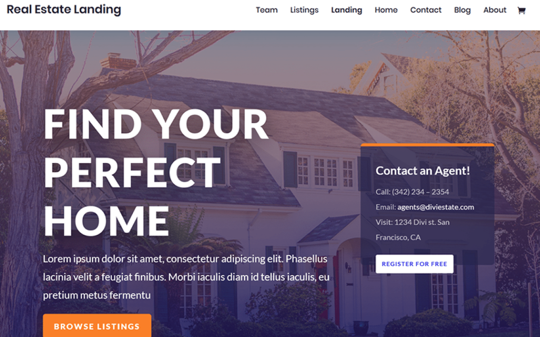 Request your Real Estate Website!