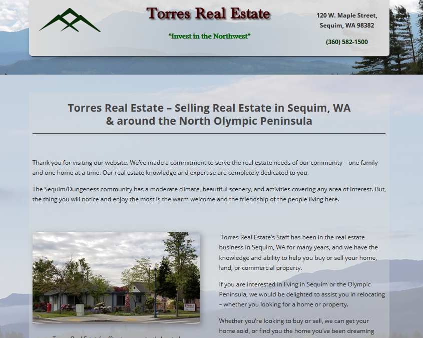 Torres Real Estate, Sequim WA